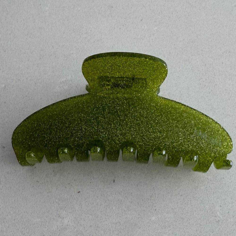 Emi Jay Big Effing Clip - Green with Gold Sparkle